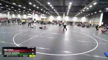 106 lbs Cons. Round 10 - Timothy Koester, Agoge Wrestling Club vs Dru Ayala, Sebolt Wrestling Academy