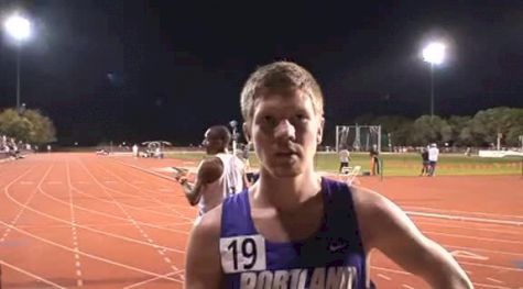 Trevor Dunbar (Portland) after the 5k at the 2011 Payton Jordan Invitational
