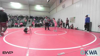 90 lbs Rr Rnd 2 - Simon Stidham, Checotah Matcats vs Rylan Henry, Brushy Wrestling Club