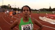 Lauren Bonds after 1500 at 2011 Payton Jordan Invite