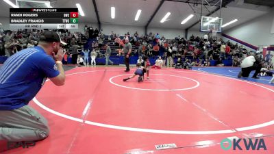 47 lbs Rr Rnd 2 - Randi Rogers, Berryhill Wrestling Club vs Bradley Francis, Team Tulsa Wrestling Club