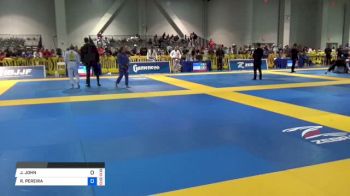 RONALDO PEREIRA vs JEREMIAH JOHN 2018 American National IBJJF Jiu-Jitsu Championship | Grappling