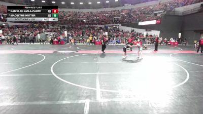 105 lbs Champ. Round 2 - Madelyne Hutter, Hudson vs Kamylah Avila-Cante, AVILA COMBAT LABORATORIES