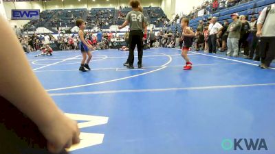 64 lbs Rr Rnd 1 - Brock Villines, Weatherford Youth Wrestling vs Jaxton Crank, Team Guthrie Wrestling