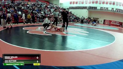 106 lbs Round 2 - Ian Rottari, North Ridgeville High School vs Noah Willes, Wadsworth