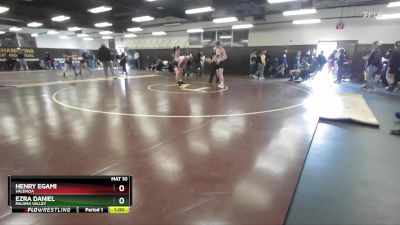 157 lbs Cons. Round 2 - Ezra Daniel, Paloma Valley vs Henry Egami, Valencia