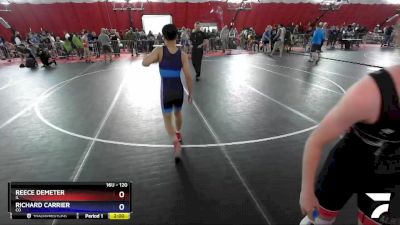 120 lbs Cons. Round 2 - Reece Demeter, IL vs Richard Carrier, CO