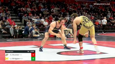 197 lbs Consolation - Christian Brunner, Purdue vs Jackson Striggow, Michigan