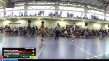 126 lbs Quarterfinal - Tanner Tishner, Red Cobra Wrestling Academy vs Kenneth Sellers, Indiana