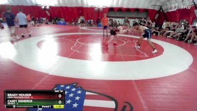 120 lbs Quarters & Wb (16 Team) - Brady Mouser, LeRoy Panthers Gold vs Casey Sisneros, Bemidji