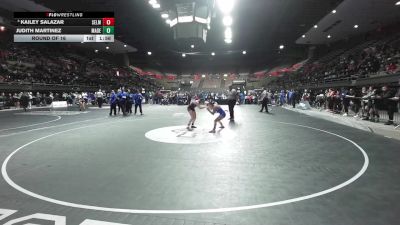 105 lbs Round Of 16 - Kailey Salazar, Selma vs Judith Martinez, Madera