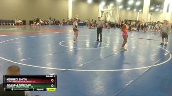 155 lbs Round 4 (8 Team) - Kennedi Smith, Team Iowa Crazy Coconuts vs Isabelle Kuehler, Nebraska Widow Makers