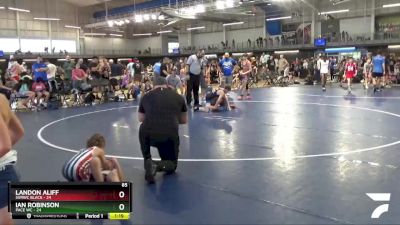 85 lbs Quarterfinals (8 Team) - Ian Robinson, Pace WC vs Landon Aliff, SVRWC Black