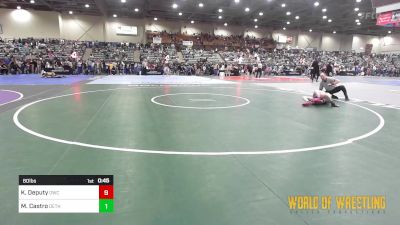 110 lbs Quarterfinal - Chloe Ross, Mayo Quanchi Judo And Wrestling vs Lily Ingle, Small Town Wrestling