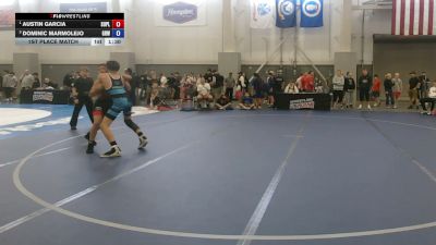 96 lbs 1st Place Match - Austin Garcia, Suples vs Dominic Marmolejo, Gold Rush Wrestling