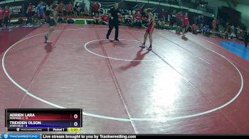 106 lbs Champ Round 1 (16 Team) - Adrien Lara, Montana 2 vs Trexden Olson, Utah Gold