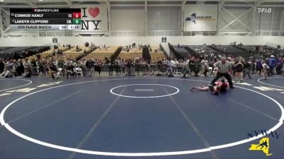 81 lbs 5th Place Match - Connor Hanly, VHW Club vs Landyn Clifford, Club Not Listed