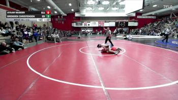 113 lbs Champ. Round 1 - Ayaan Naseer, Redwood -Larkspur vs Brenden Christensen, Benicia