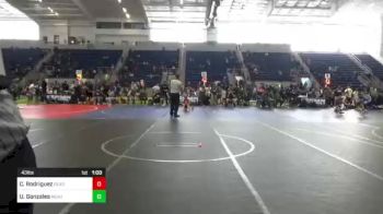 43 lbs Quarterfinal - Connor Rodriguez, DeadLock vs Uriah THE TANK Gonzales, Montrose Elite