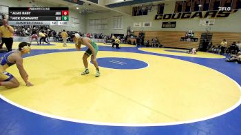 153 lbs Quarterfinal - Alias Raby, Anderson vs Nick Schwartz, Delbarton (NJ)