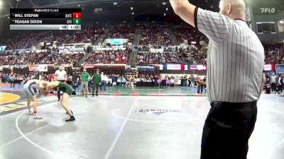 AA - 157 lbs Semifinal - Will Stepan, Butte vs Teagan Dixon, Great Falls CMR