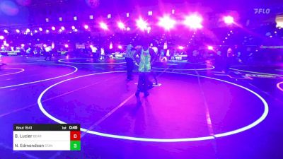 109 lbs Consi Of 8 #1 - Brayden Lucier, Bear Cave WC vs Nate Edmondson, Standfast