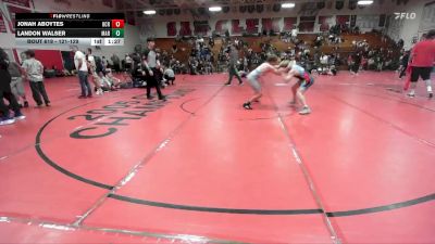 121-129 lbs Round 4 - Jonah Aboytes, OCRTC vs Landon Walser, Granite Wrestling Club