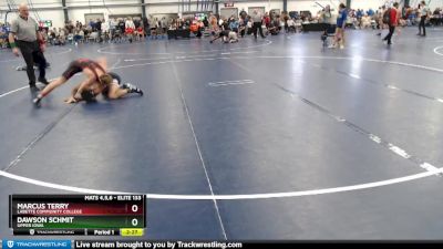 Elite 133 lbs Quarterfinal - Marcus Terry, Labette Community College vs Dawson Schmit, Upper Iowa