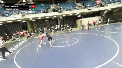 175 lbs Cons. Round 3 - Marco Rafael, Glenbard North vs Noah Langston, Unattached