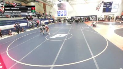 130 lbs Cons. Round 2 - Anabell Southern, El Paso (E.P.-Gridley) vs Daniela Orozco, Morton Cicero