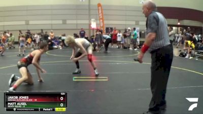 125 lbs Semis & 1st Wrestleback (8 Team) - Matt Ausel, Death Squad vs Jakob Jones, Indiana Outlaws Black