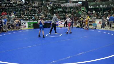 75 lbs Champ. Round 3 - Beckett Rust, Thorn Wrestling Club vs Hank Davis, MWC