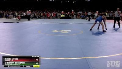 D2-150 lbs Cons. Round 2 - Rickey Lynch, Plainwell HS vs Christian Bossbach, John Glenn HS (Bay City)