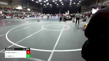 73 lbs Consi Of 8 #1 - Braxton Berninzoni, Black Fox Wrestling Academy vs Jace Lopez, NM Gold