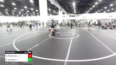 100 lbs Consolation - Santiago Altamirano, Sunnyside WC vs Ronan Ferguson, King Select