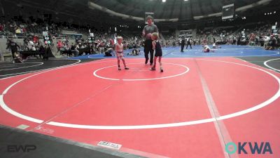 46 lbs Consi Of 8 #1 - Wills Jezek, Team Tulsa Wrestling Club vs Baylor Shadwick, Berryhill Wrestling Club