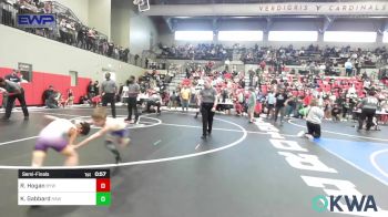 55 lbs Semifinal - Ryder Hogan, Bristow Youth Wrestling vs Kason Gabbard, Raw Wrestling Club