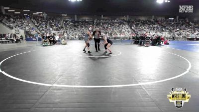 G5A-135 lbs Quarterfinal - Ava Toumbs, MARLOW (Girls) vs Kasia Wong, BRIDGE CREEK (Girls)