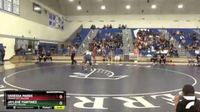 136 lbs Quarterfinal - Vanessa Mares, Fresno City College vs Jaylene Martinez, Cerritos College