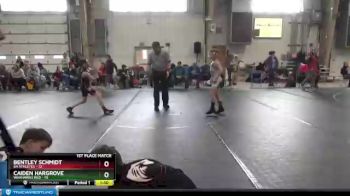 80 lbs Finals (2 Team) - Caiden Hargrove, Warhawks Red vs Bentley Schmidt, 84 Athletes