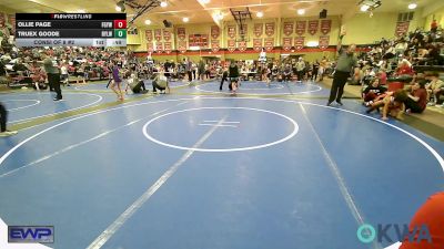 70 lbs Consi Of 8 #2 - Ollie Page, Fort Gibson Youth Wrestling vs Truex Goode, Roland Youth League Wrestling