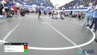 64 lbs Rr Rnd 1 - Aden Kelly, Division Bell Wrestling vs Maverick Higgins, Choctaw Ironman Youth Wrestling