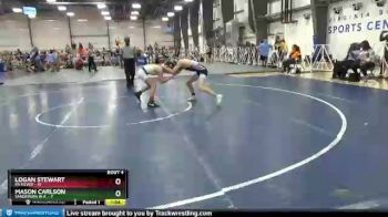 100 lbs Round 2 (6 Team) - Mason Carlson, Sanderson W.A. vs Logan Stewart, PA Silver