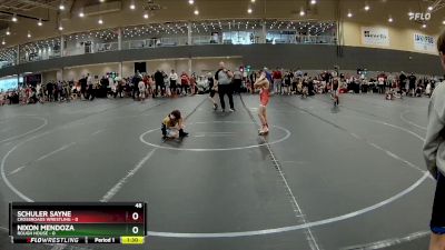 48 lbs Round 3 (6 Team) - Schuler Sayne, Crossroads Wrestling vs Nixon Mendoza, Rough House