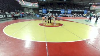 Girls 2A 135 lbs Champ. Round 2 - Kya Homan, W. F. West (Girls) vs Jayden Krogness, Centralia (Girls)