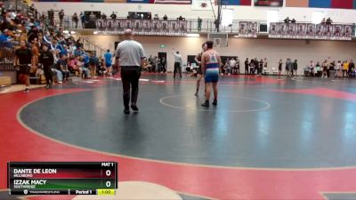 157 lbs Cons. Round 4 - Izzak Macy, Southridge vs Dante De Leon, Hillsboro