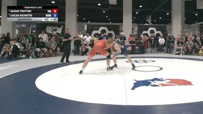 87 kg Quarters - Jaxon Trotter, Tiger Wrestling Club vs Lucas Ricketts, Maurer Coughlin Wrestling Club