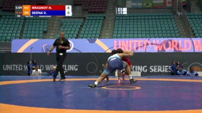 97 kg Semifinal - Mamed Ibragimov, KAZ vs Deepak Deepak, IND
