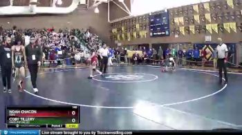 145 lbs Quarterfinal - Noah Chacon, Elko vs Coby Tillery, Pahrump Valley