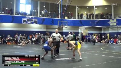 133 lbs Champ. Round 1 - Randy Frailey, Siena Heights University vs Nathanael Bullard, Limestone